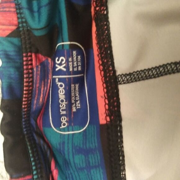 ✨ SALE ✨Be Inspired XS multi colored leggings - Picture 4 of 7